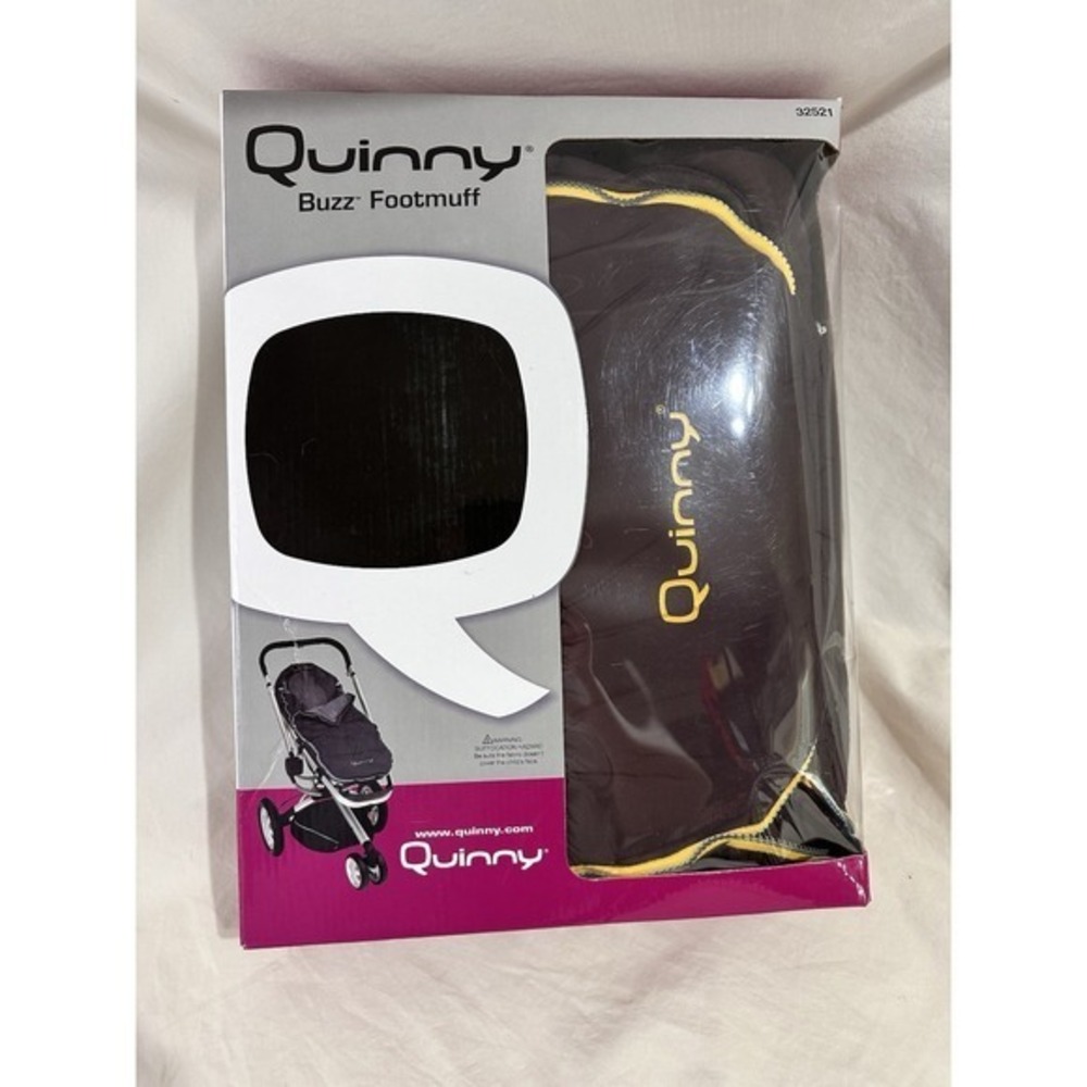 Quinny Buzz Footmuff Stroller Winter Cover Model 32521GLD‎ Black Yellow